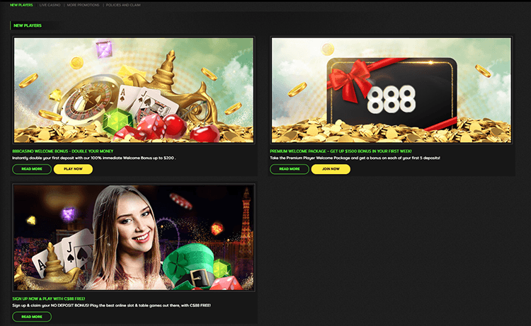 888 Casino Welcome Bonus Canada 