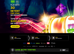 888 Casino Welcome Bonus