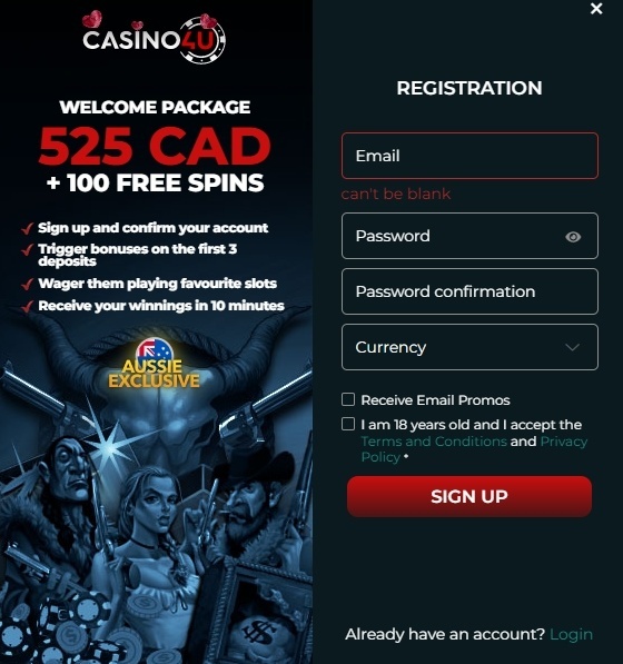 Casino 4u Login best real money casinos in canada