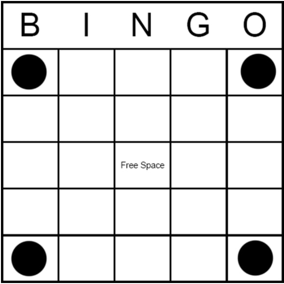 Corner Bingo Scheme