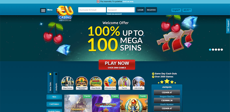 EU Casino Canada Review