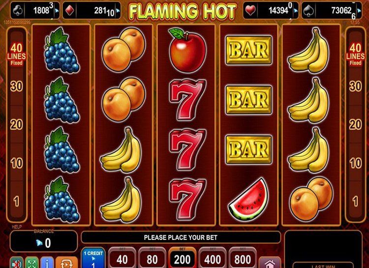 Play Flaming Hot Free Slot Game