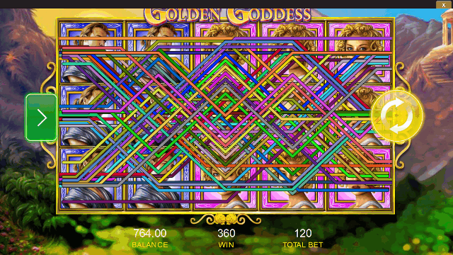 Golden Goddess Slot Paylines
