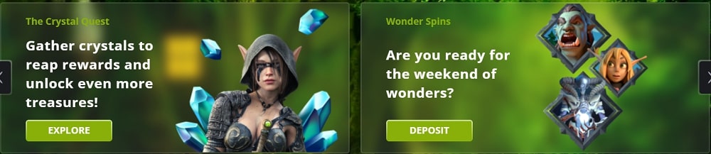 LuckyElf casino bonuses