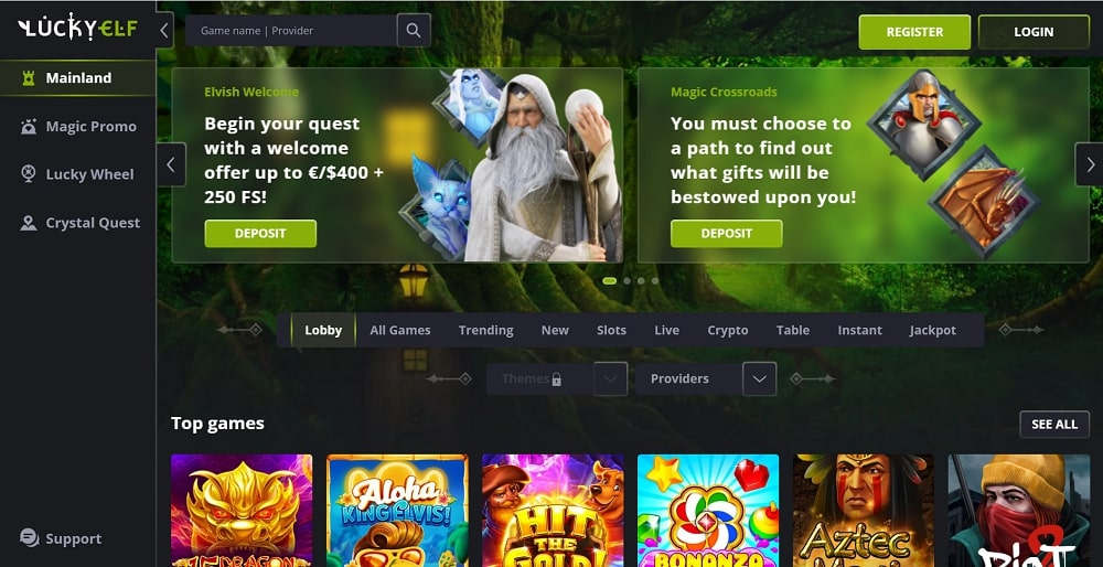 LuckyElf casino review