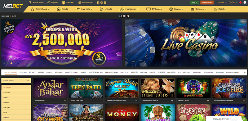 MelBet Casino Canada