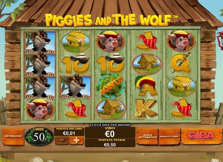 Play Piggies and the Wolf Free Slot Game