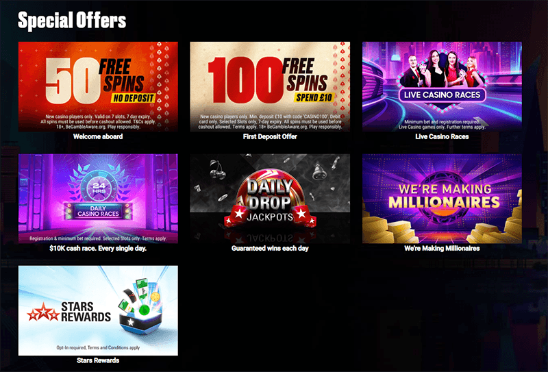 PokerStars Casino Bonuses