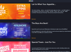 Promotional offers on SlotsMillion