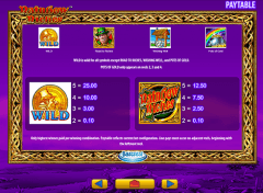 Rainbow Riches Paytable