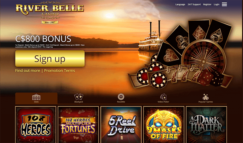 River Belle Casino Canada Review