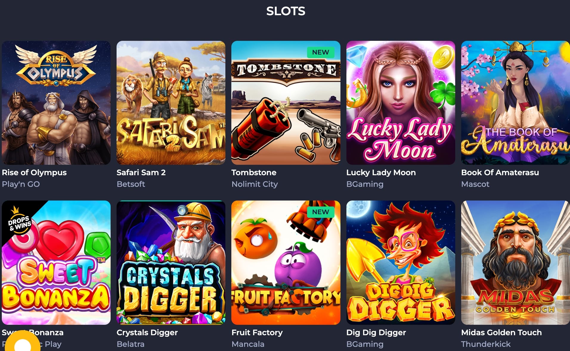 Rolling Slots casino games