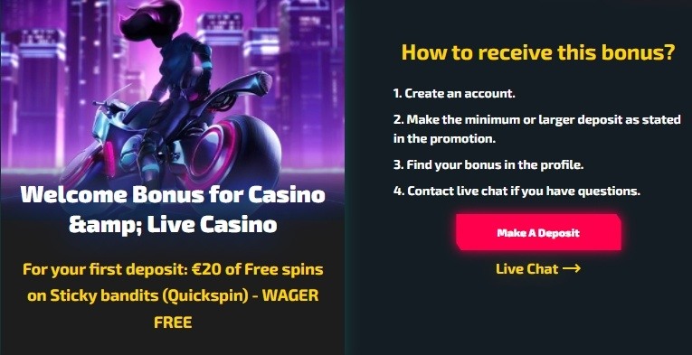 casino casinozer welcome offer