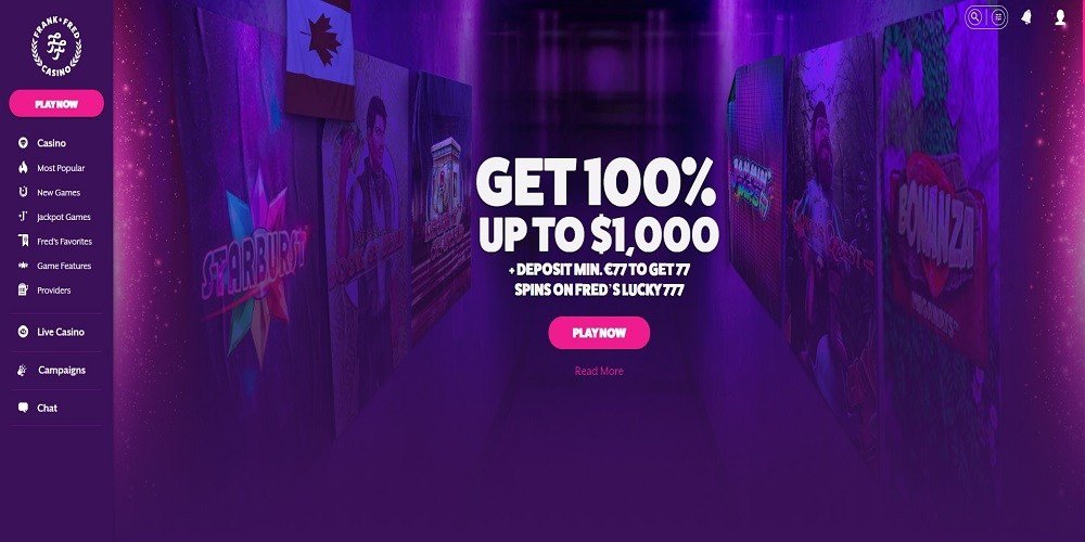 Frank & Fred Casino Bonus