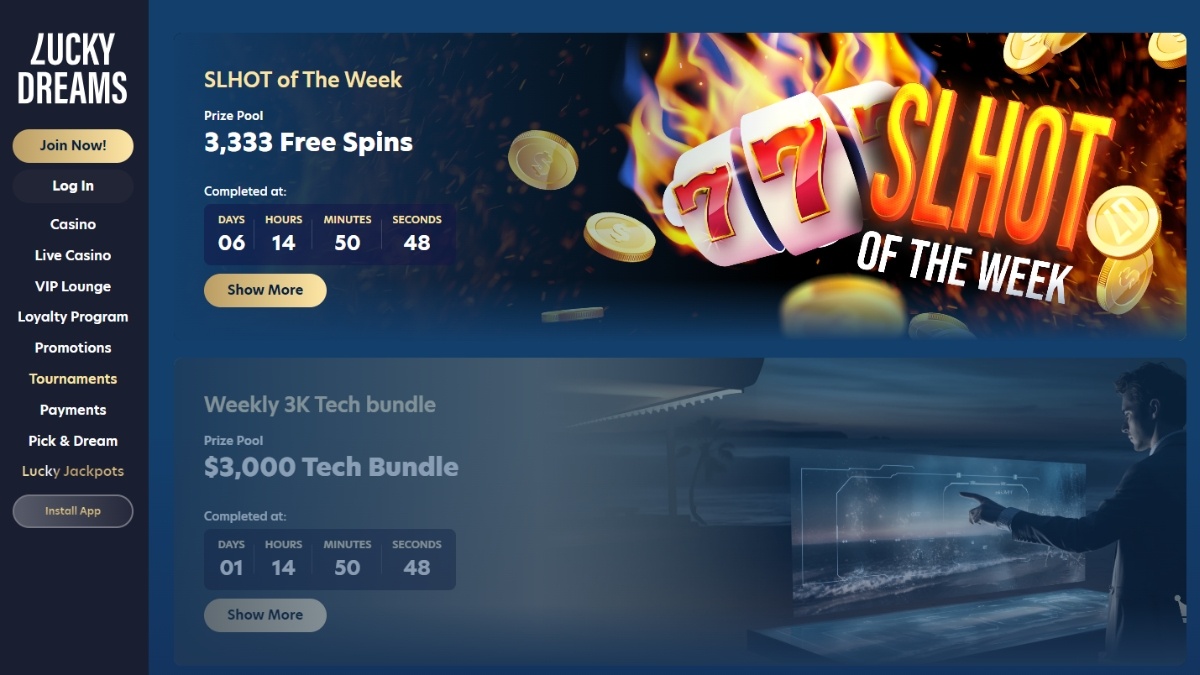 Lucky Dreams Tournaments