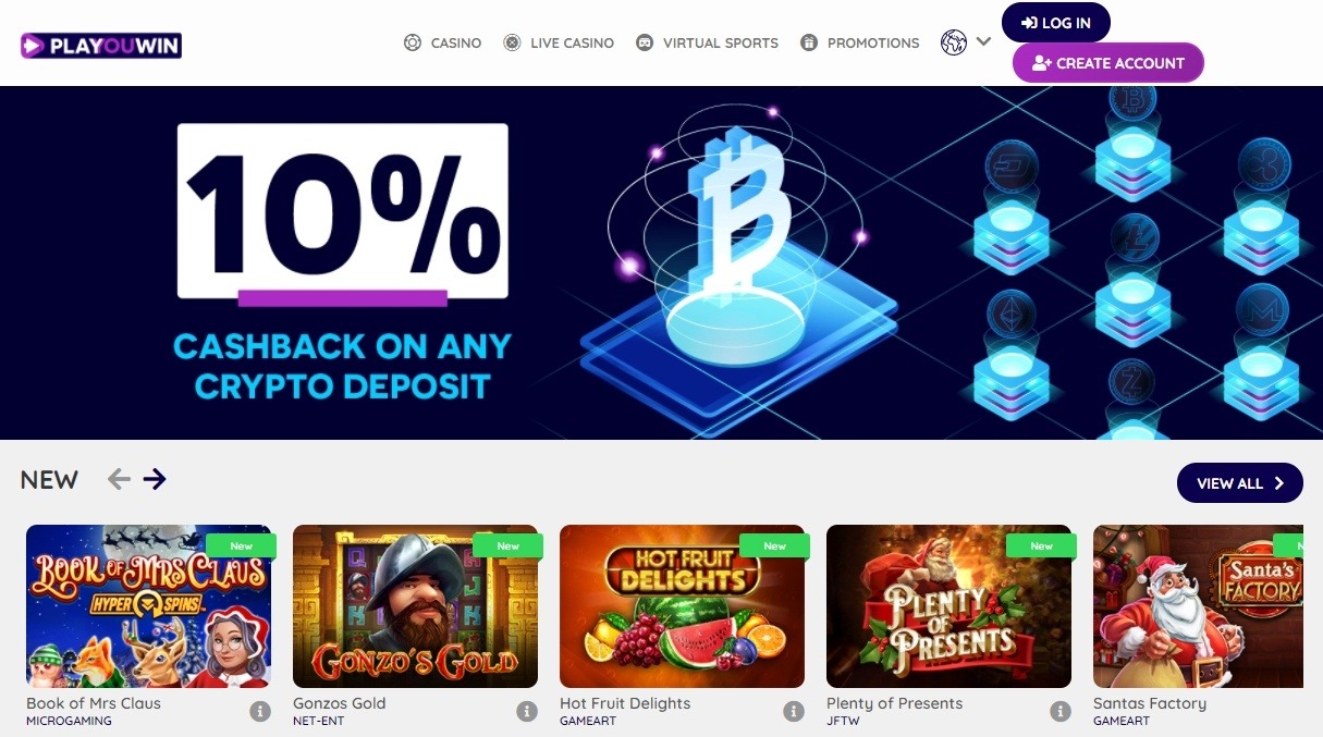 online casino playouwin