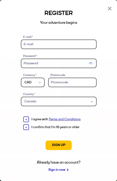 сat сasino sign up