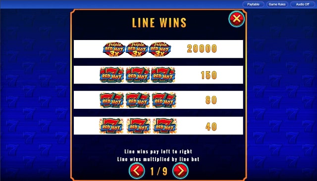 triple-red-hot-777-slot-paytable Triple Red Hot 777 Slot Paytable