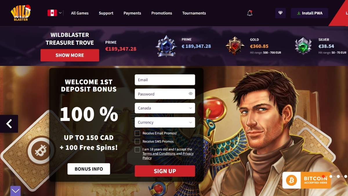 Wildblaster casino review